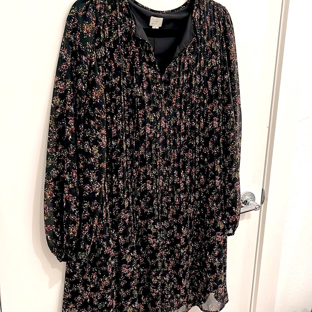 NWOT A New Day Long Sleeve Floral Midi Dress
